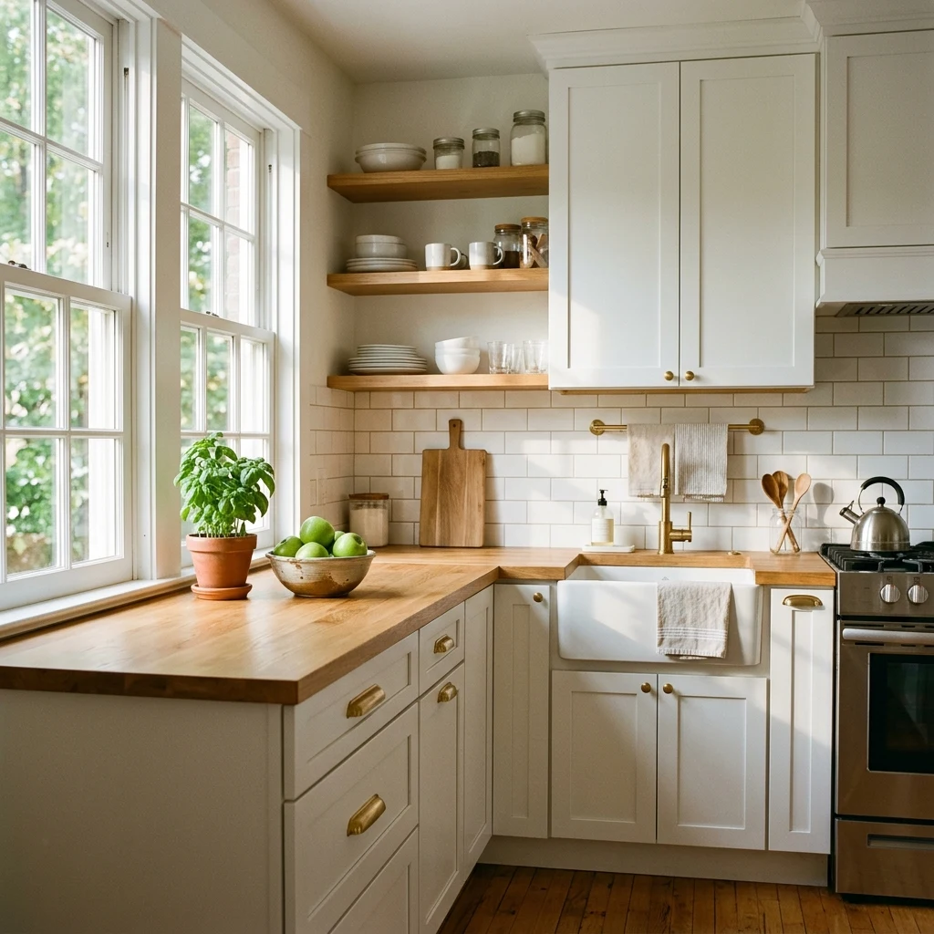 Free Tiny Kitchen Zones Checklist Mockup